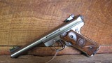 Ruger Mark III Target 60th Anniversary - 22 LR With Gold Inlay - 2 of 5