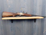 Ruger No1 Rifle, 7mm-08, Custom RJ Renner English Stalking Rifle, with all the Upgrades, Case Colored, Peep Sight - 9 of 17