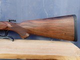 Ruger No1 Rifle, 7mm-08, Custom RJ Renner English Stalking Rifle, with all the Upgrades, Case Colored, Peep Sight - 3 of 17