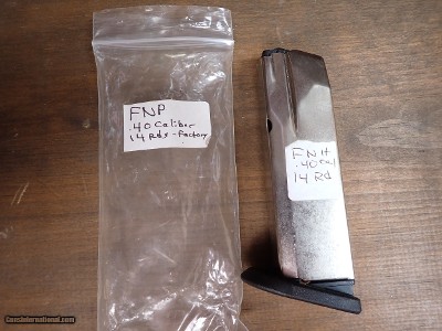 Factory FNP .40 cal 14rd mag