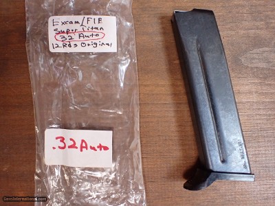 Tanfoglio Excam/FIE Super Titan .32 ACP 12rd Original