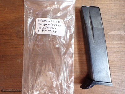 Tanfoglio Excam/FIE Super Titan .32 ACP 11rd Original