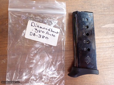 Daimondback DB380 .380 ACP 6rd Magazine