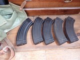 5 Russian AK 47 mags in Ak mag pouch - 2 of 3