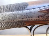 J. Beatie Pinfire Double rifle - Damascus Barrels - Antique Extremely Rare Pinfire Double Rifle - 11 of 21