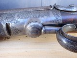 J. Beatie Pinfire Double rifle - Damascus Barrels - Antique Extremely Rare Pinfire Double Rifle - 7 of 21