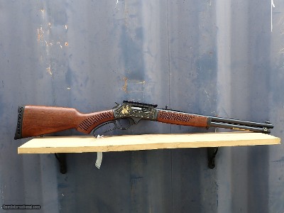 Henry Repeating Arms Engraved Gold Inlay H010WL - 45-70 Govt - Wildlife Edition