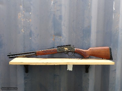 Henry Repeating Arms Engraved Gold Inlay H010WL - 45-70 Govt - Wildlife Edition - Image 5 of 9