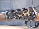 Winchester Model 1892 - 45 Colt - Engraved and Gold Inlayed with Box - 9 of 12