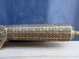 Indo Persian Kard Dagger Gold Inlay - 4 of 11