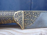 Indo Persian Kard Dagger Gold Inlay - 9 of 11