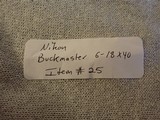 Nikon Buckmaster 6-18x40 - 4 of 5