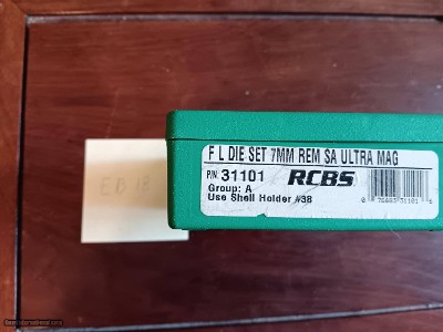 RCBS 7mm Remington SA Ultra Mag Dies