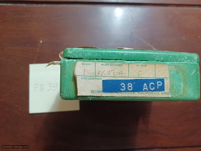 38 ACP Reloading Dies