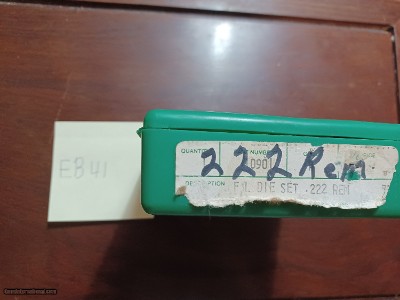 222 Remington Reloading Dies