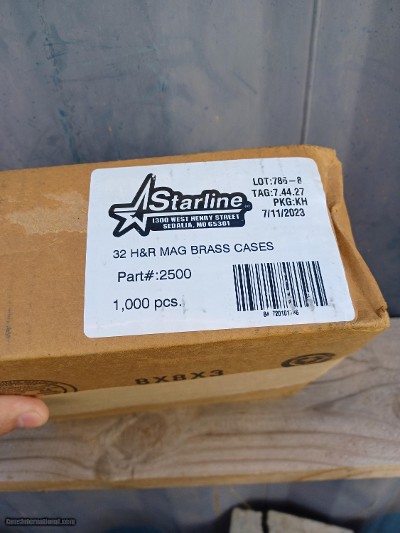Starline Box of (1000) 32 H&R Mag Brass