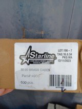 Starline Box of (500) 32-20 WCF Brass - 1 of 3