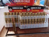 (7) Boxes American Eagle 338 Federal Ammunition 185 Gr - (140) Rounds Ammo