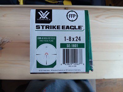 Vortex Strike Eagle 1-8X24 Scope - Image 6 of 7