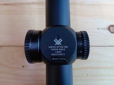 Vortex Strike Eagle 1-8X24 Scope - Image 3 of 7