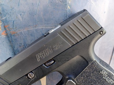 Sig Sauer P365 SAS - 9mm - Pistol, Case, (3) Mags, Streamlight TLR-6 Laser and Light Combo - Image 8 of 13