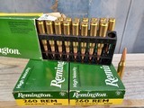 (60) Rounds 260 Rem Ammo - Remington 140 Gr Soft Point - 2 of 3