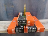 RWS 9.3x62 Ammo - (33) Rds 225 Gr & 184 Gr + (27) Fired Brass - 1 of 2