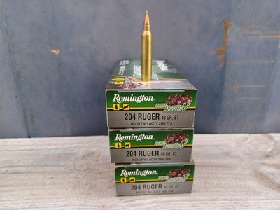 Remington Premier Accutip-V 204 Ruger Ammo 40 Gr BT - (60) Rds