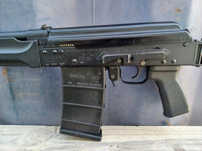 Kalishnakov USA Saiga 410 Shotgun - 410 Gauge Folding Stock - Engraved Storm Trooper - Image 12 of 23