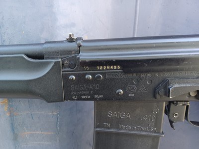 Kalishnakov USA Saiga 410 Shotgun - 410 Gauge Folding Stock - Engraved Storm Trooper - Image 14 of 23