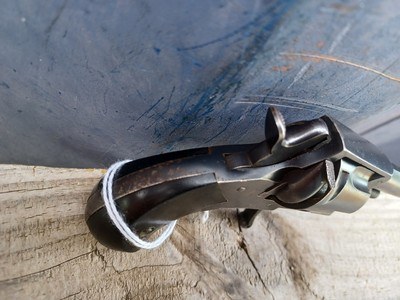 Unknown maker Belgian Revolver - 32 Short Colt - Folding Trigger - Tiny! - Image 9 of 11