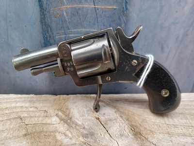 Unknown maker Belgian Revolver - 32 Short Colt - Folding Trigger - Tiny! - Image 4 of 11
