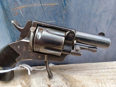 Unknown maker Belgian Revolver - 32 Short Colt - Folding Trigger - Tiny! - Image 7 of 11