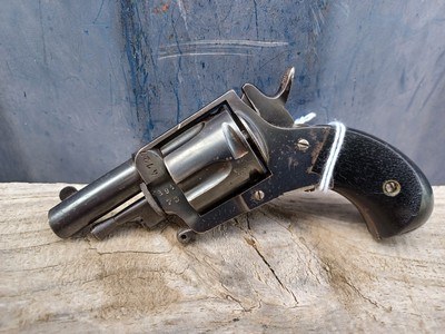Unknown maker Belgian Revolver - 32 Short Colt - Folding Trigger - Tiny! - Image 1 of 11