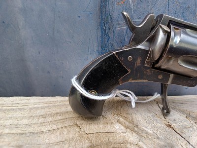 Unknown maker Belgian Revolver - 32 Short Colt - Folding Trigger - Tiny! - Image 6 of 11