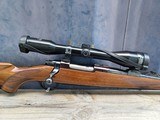 Ruger 77 RSI - 243 Win Mannlicher Stock - Red Pad, Tang Safety, Claw mounted Schmidt & Bender Scope - Image 3 of 18