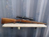 Ruger 77 RSI - 243 Win Mannlicher Stock - Red Pad, Tang Safety, Claw mounted Schmidt & Bender Scope - Image 1 of 18