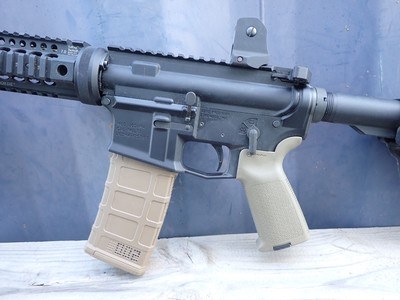 Aero Precision JOD-M4 - 5.56 Nato - Daniel Defense Rear Sight, Larou Tatcical Forend - Image 7 of 9