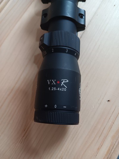 Leupold VX-R 1.25-4X20 Hog - Pig Plex Scope With Rings - Image 2 of 6