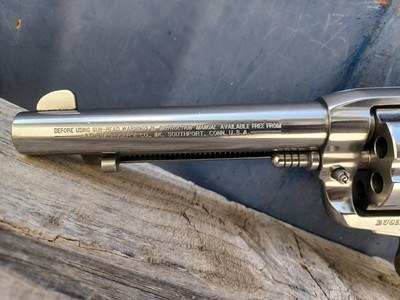 Extremely rare Ruger Vaquero Dual Cylinder Stainless Steel - 32 H&R Magnum and 32-20 WCF - 1 of 280 made in 2004 - Image 5 of 18
