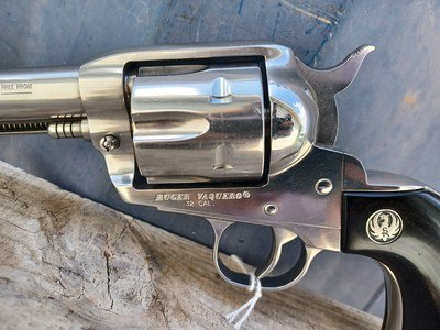 Extremely rare Ruger Vaquero Dual Cylinder Stainless Steel - 32 H&R Magnum and 32-20 WCF - 1 of 280 made in 2004 - Image 4 of 18
