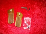 ORIGNAL GRIPS FOR S&W M-52 OR M-39 WITH BARREL WRENCH - 1 of 1