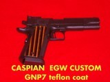 evolution gun works caspian ss frame and slide 45acp super