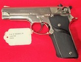SMITH AND WESSON MODEL 59 Nickle plated - 2 of 2
