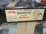 Browning Belgium A5 Magnum 20 Gauge 26 Inch Barrel New in the box from 1971 - 2 of 17