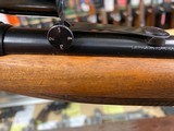 Browning Belgium SA 22 in 22 Long Rifle with early wheel sight and vintage Redfield Scope - 3 of 8