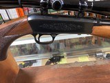 Browning Belgium SA 22 in 22 Long Rifle with early wheel sight and vintage Redfield Scope - 1 of 8
