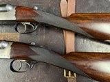 Westley Richards Pair of Gold Name 12GA - 8 of 17