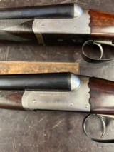 Westley Richards Pair of Gold Name 12GA - 9 of 17