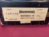Browning B78 45-70 NIB - 8 of 8